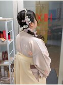 ふんわり編みおろしアレンジ～袴