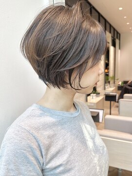 ステアケース ギンザセブン(stair:case ginza7) 大人かわいい髪質改善カラー前下がりショート