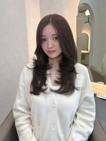 ジーナ  札幌大通(Zina)&nbsp;美髪＊センターパートハイレイヤー＊髪質改善＊Zina札幌大通