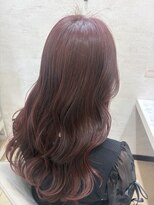 ジルスタンダード(JILL STANDARD)&nbsp;ブリーチなしWカラーワインレッドカラー