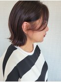 切りっぱなしボブ/