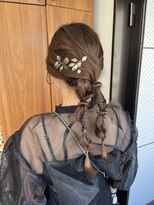 アズーア ヘアーアンドスパ(azure hair&spa) 編み下ろしツイン♪