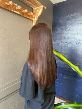 ヘアー アクト カンパニー(hair a c t company)の写真/憧れの美髪へ導く♪イオンTR付き縮毛矯正で、髪質改善し艶やかな仕上がりを実感！