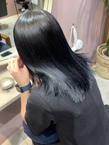 シー(Ciii)&nbsp;stylist イケダ>> 地毛風カラー！ブルーブラック