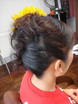 ビギンズ ヘア コウベ(BEGINS HAIR KOBE) お祭りアップ２