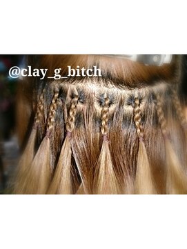 クレイジービッチ(CLAY G BITCH) 【¥350~】仙台エクステ ウェーブ 四つ編み しっかり 編み込み