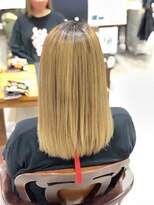 ヤソ(yaso)&nbsp;ブリーチ3回毛！　縮毛矯正できます！