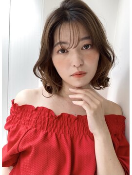 ニューラインギンザ(New-Line 銀座) ★廣中優奈★ガーリーボブ 韓国ツヤカラー ニュアンスカラー