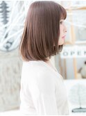 大人かわいいツヤ髪小顔ワンカールオン眉ボブc5越谷20代30代40代