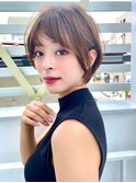 【渡辺】ショートグラデーションカラーペールベージュ