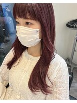 フルール(Fleur)&nbsp;恵比寿 ピンクカラー ブリーチ 韓国風