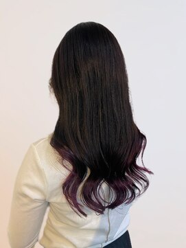 ヘアープロデュース ラピセット 松山(Lapset) 20代30代40代大人可愛いヨシンモリブルーブラック透明感