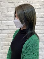 ヴィサージュヴィフ パワード バイ モンス(VISAGEVIF POWERED BY MONS) オリーブアッシュ×レイヤースタイル