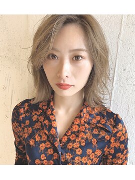 エイト 福岡天神店(EIGHT fukuoka) 【EIGHT 福岡5月】馬場佑馬 ベージュ×レイヤーカット