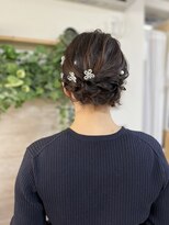 ロカット サロン(Roquat Salon)&nbsp;アップお呼ばれヘアアレンジ【立川/袴着付け/国分寺/立川/立川】