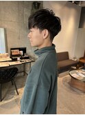 横が傘にならないメンズマッシュ刈り上げ