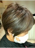 大人女子のグラデーションボブ