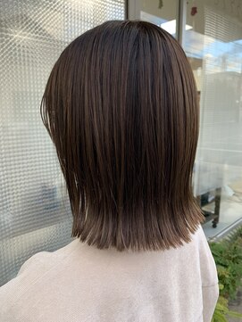 ヘアールーム ミルゥ(hair room MILOU) 切りっぱなしボブ