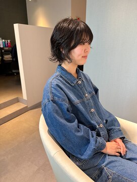 アム(amu) ウルフボブ/ボブウルフ/ボブパーマ/パーマボブ/ウルフパーマ