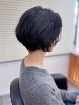 前下がりショートボブ　　五十嵐