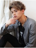 ツーブロック束感マッシュショート刈り上げジェットモヒカン風