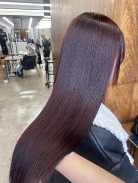 マジコ 表参道店(Magico) ブリーチなしボルドーカラー