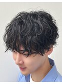 メンズカット×シャドウパーマ/ルーズパーマ【青山/表参道】