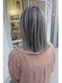 切りっぱなしバレイヤージュ