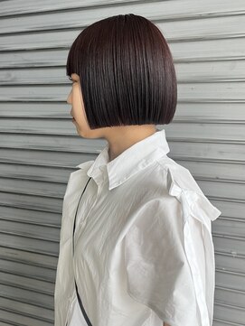 ロックス バイ マグ 松本(rocks BY MAG) チェリーレッド暖色カラーボルドーワインレッド春カラー