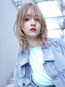 ギークス(GEEKS) 【GEEKS渋谷】ハッシュカット/ミルクティー/冬カラー/ネオウルフ