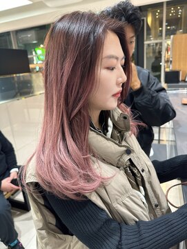 ピークアブー ワン(PEEK-A-BOO ONE) グラデーションカラー#ピンク系カラー#ぴんくからー