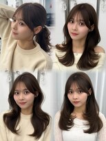 アマトウキョウスマートサロン(AMA TOKYO×Smart Salon)&nbsp;くびれレイヤー/顔まわりカット/レイヤーカット/小顔ヘア