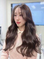 アミー 銀座(Ammy)&nbsp;#パーマ #コテ巻き風パーマ #パーマロング#韓国へア#波巻き