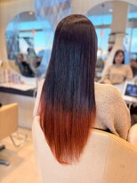 ヘアショップエヌアンドエー 久喜 栗橋店(hairshop N&A)&nbsp;レイヤーカット×ハイトーン×デザインカラー　裾カラー