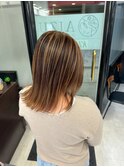 白髪ぼかしハイライト
