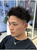 MEN’S/アクティブショート/ピンパーマ/藤沢美容院