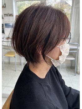エリア(area)の写真/肌に優しい白髪ぼかしで憧れの色味に！旭川で人気のハイライト・インナーカラーで垢抜けヘア☆