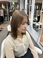 インデックスヘアー 錦糸町店(in'dex hair)&nbsp;赤みを消したミルクティーグレージュ【錦糸町】
