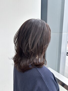 エアー 銀座タワー(AIR) 【藤本】動きのあるレイヤー 外ハネ