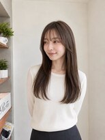 レセ 南柏店(Laissez)&nbsp;フェミニンロング/顔周りレイヤー/ブリーチなしカラー/髪質改善