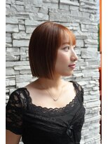 フランチェスカドットボブ(francesca.bob)&nbsp;ベージュ×切りっぱなしボブ【田野剛大】