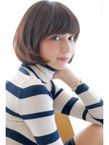 レウナ 外苑前(Reuna)&nbsp;外国人風マッシュボブ☆黒髪アッシュ【外苑前・青山・表参道】