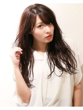 ラグナ(LAGUNA) ナチュラルフォギーロング×アッシュブラウン