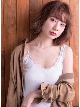 オリーブフォーヘアー(olive For hair) ヘルシースルーバング×ボブディ【olive for hair】