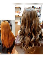 美容室 エルミタージュ シエル(Hermitage Ciel) 髪質改善カラー+ケアブリーチを使用のWカラースタイル(^-^)