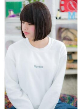 ヘアアンドビューティー ミック(Hair & Beauty miq) 目力強調！ダークアッシュ小顔前下がりクラシカルボブa1