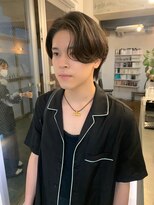 バイフィフス 原宿/表参道(by fifth)&nbsp;◇センターパート 韓国ヘア ニュアンスパーマ トランクスヘア