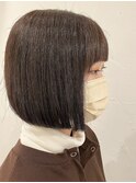 前下がりボブ