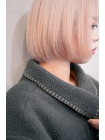 シャロン(SHARON)&nbsp;【SHARON原宿】ショートスタイル×ミルクティーベージュ