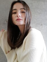 アレンヘアー 池袋店(ALLEN hair) 【髪質改善】透明感たっぷり色っぽナチュラルストレートヘア